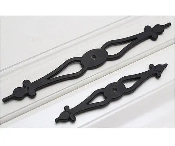 Черные круглые ручки для ящиков комода кухонного шкафа выдвижные изысканные