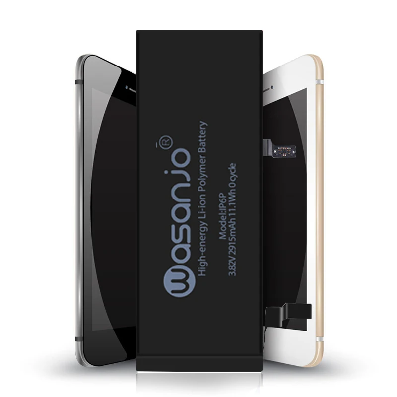WASANJO с инструкциями перезаряжаемые батарея для iPhone 6 Plus P высокое ёмкость