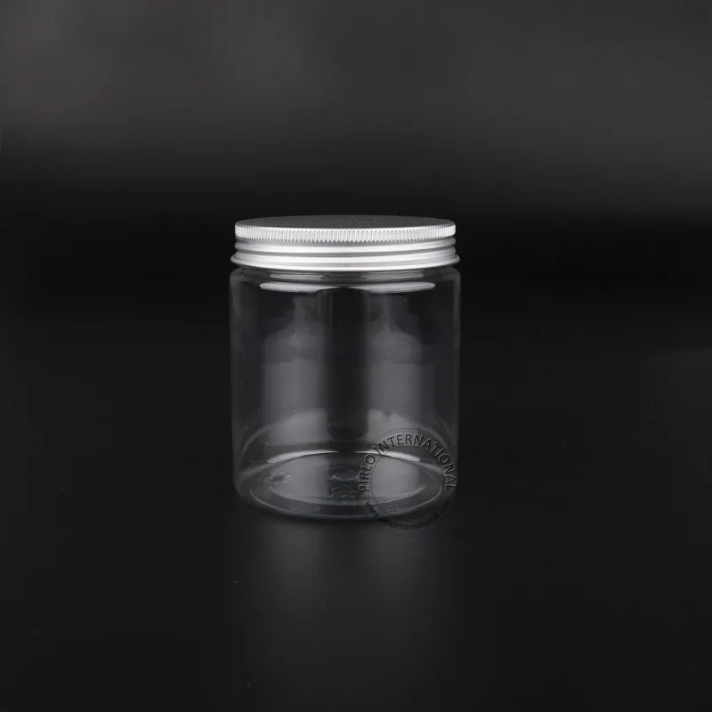 10 шт./лот 250 грамм/250 мл Clear Пластик Крем Jar 8 унц. пустой ПЭТ макияж контейнеры