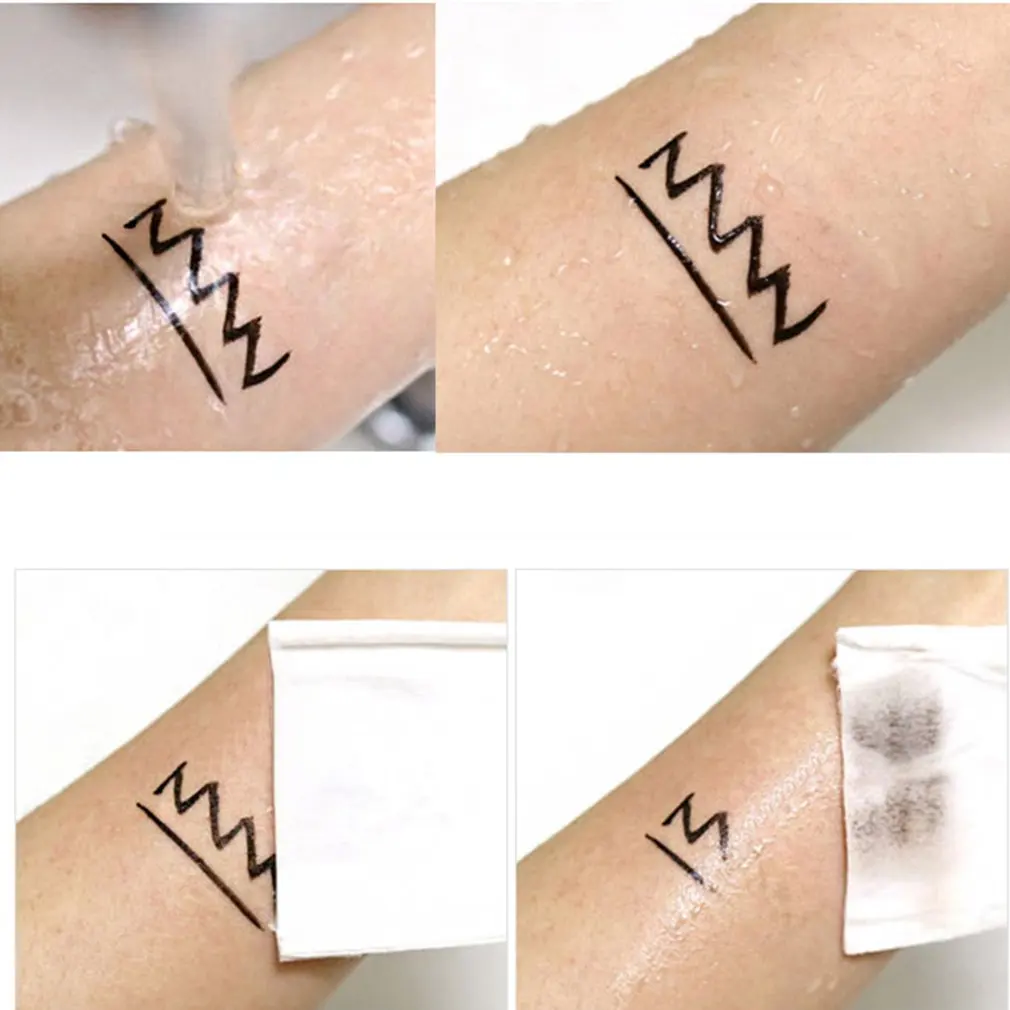 Черная фоторучка долговечная быстросохнущая косметический инструмент с защитой