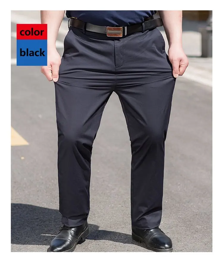 Мужские брюки, стрейчевые, эластичные, 9XL, 10XL, свободные, большие размеры, Большая распродажа, 7XL, 8XL, мужские классические, хаки, повседневные, офисные штаны, 44, 46, 48