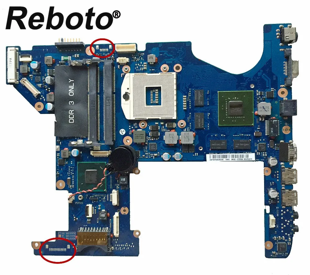 Для Samsung RF511 Материнская плата ноутбука BA92 07559A BA41 01473A GT540M 2 Гб HM65 поддержка i7
