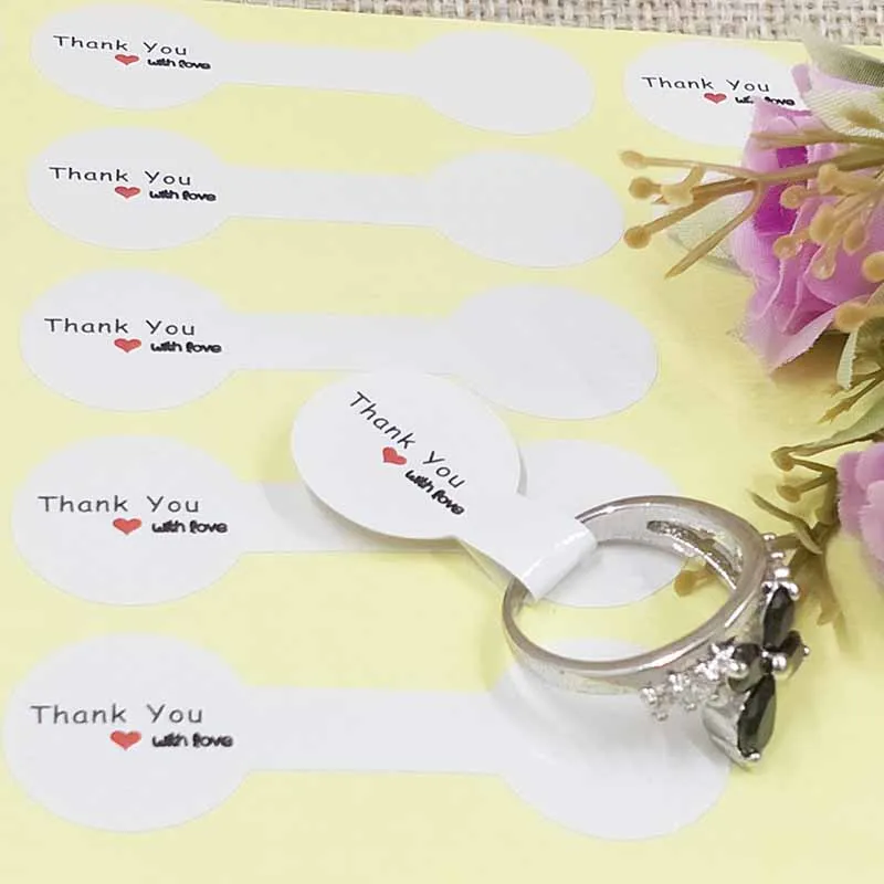 200 шт 2018New DIY RingLabel ручная работа с любовной наклейкой этикетка ожерелье ценник 0