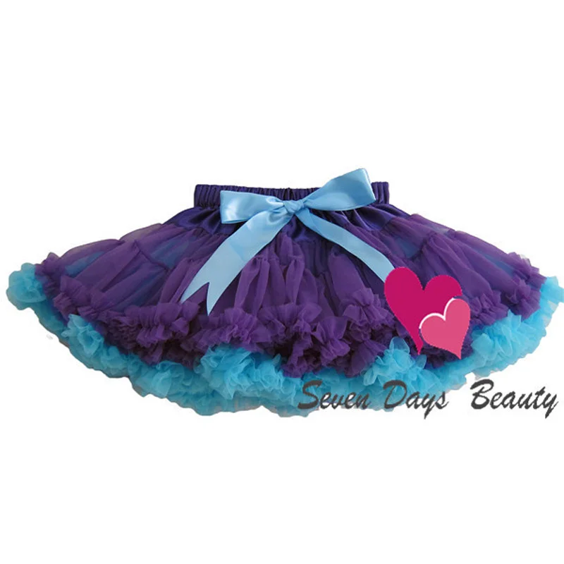 Пышные шифоновые юбки американки длиной до колена для маленьких девочек