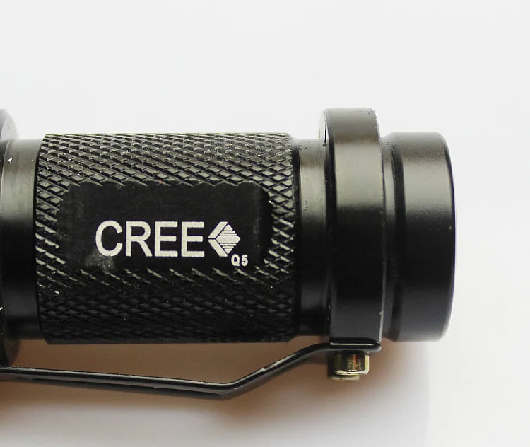 Мини светодиодный алюминиевый фонарик 7 Вт 300LM CREE Q5 фокусирующий масштабируемый
