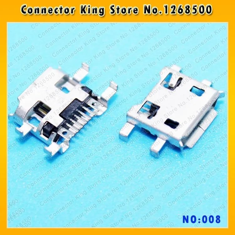 ChengHaoRan Micro USB 2,0 гнездовой разъем/USB разъем для мобильного телефона планшета Micro USB разъем для зарядки 7-pin 7 P, MC-008