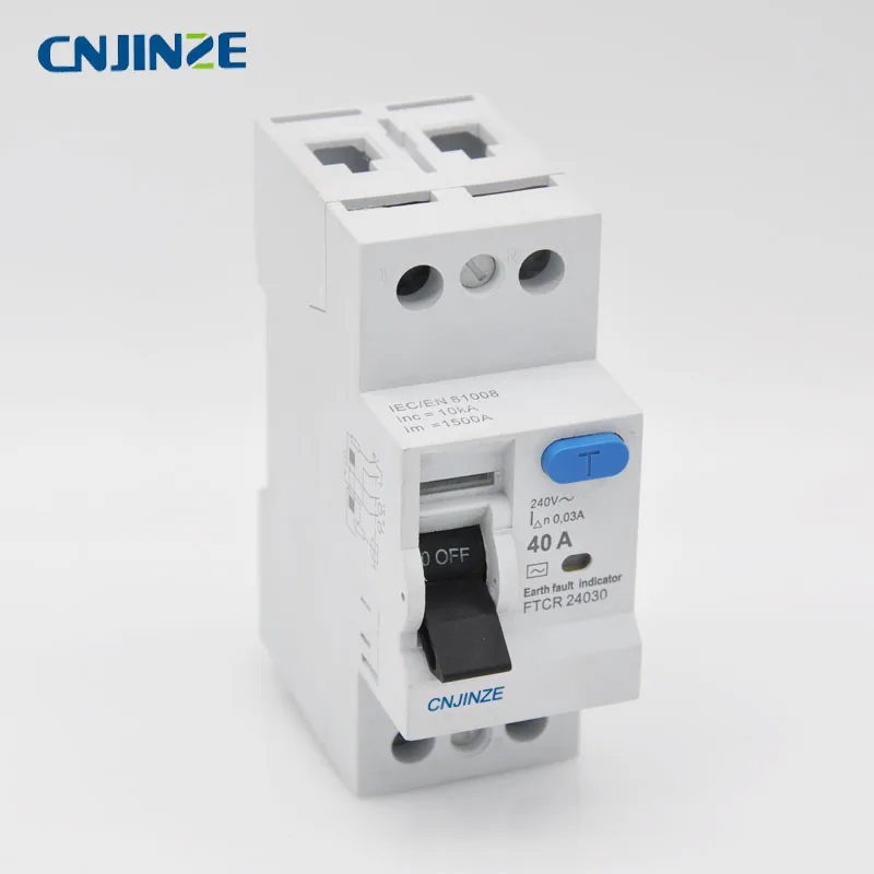A/AC Тип Электромагнитного Типа RCCB Электрический выключатель утечки