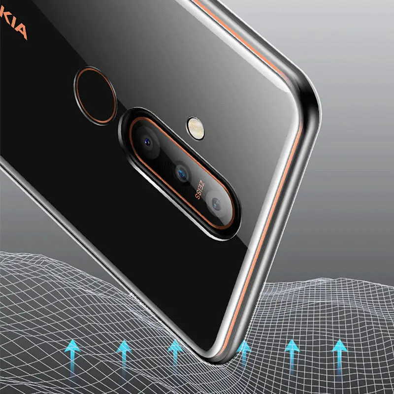 Чехол для Nokia 8 1 Plus силиконовый прозрачный чехол из ТПУ телефона X71 X 71 TA 1172 NokiaX71