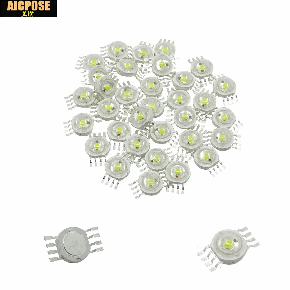 

50pcs/lots 12W RGBW 4IN1 led lamp beads stage lighting special LED light bead for 7x12w 12x12w 18x12w 24x12w Led Par Lights
