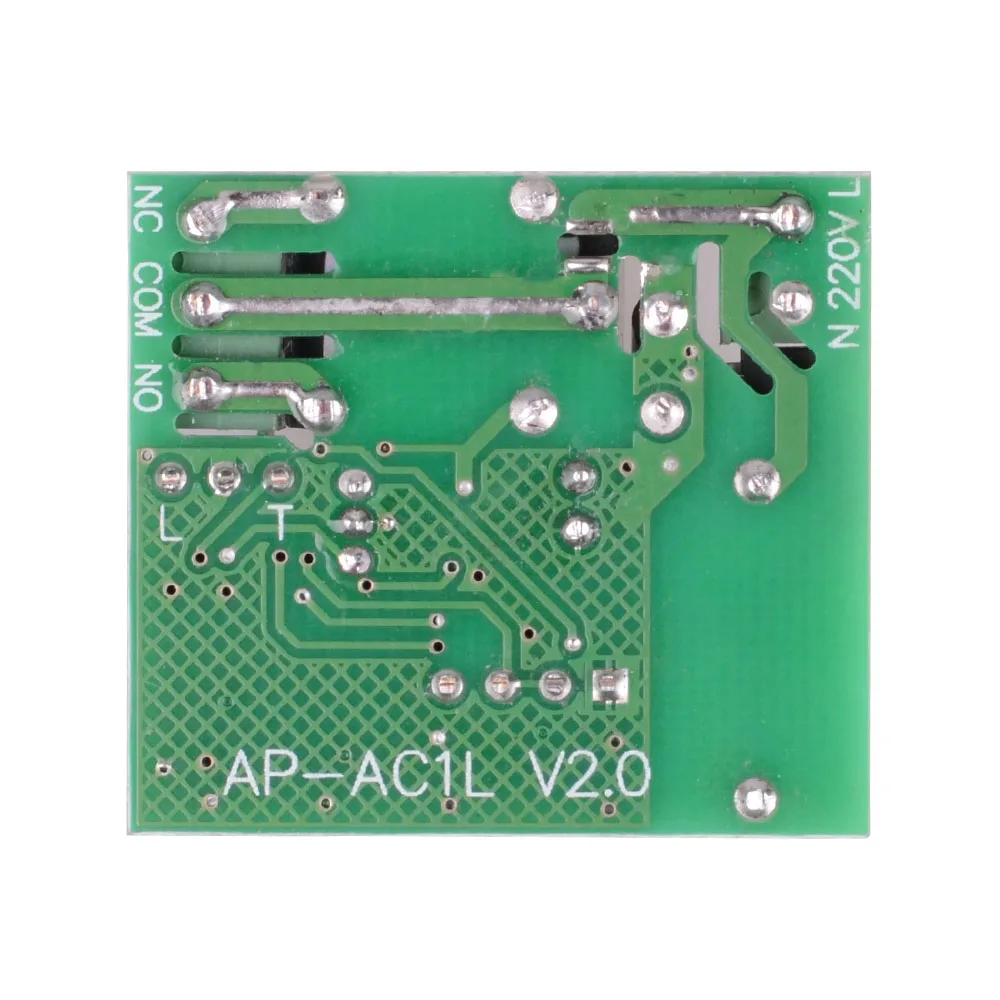 Mini Size AC 220V 1CH 1 CH 10A RF Wireless Remote Control Switch System Receiver+Transmitter Latched (A=ON B=OFF) | Обустройство дома