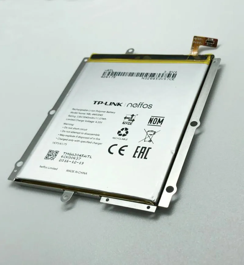 GeLar 3045 mAh/11.57Wh 3,8 V NBL-44A3045 Сменный аккумулятор для neffos C5 Max TP702A B C E Batterie