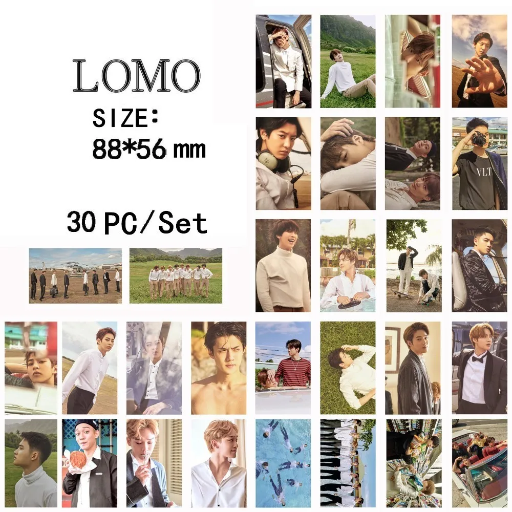 Kpop Exo NEW Album MHawaiian Photo Photobook Paper Lomo Card Cards Poster Hd Photocard Fans Gift Collection | Украшения и