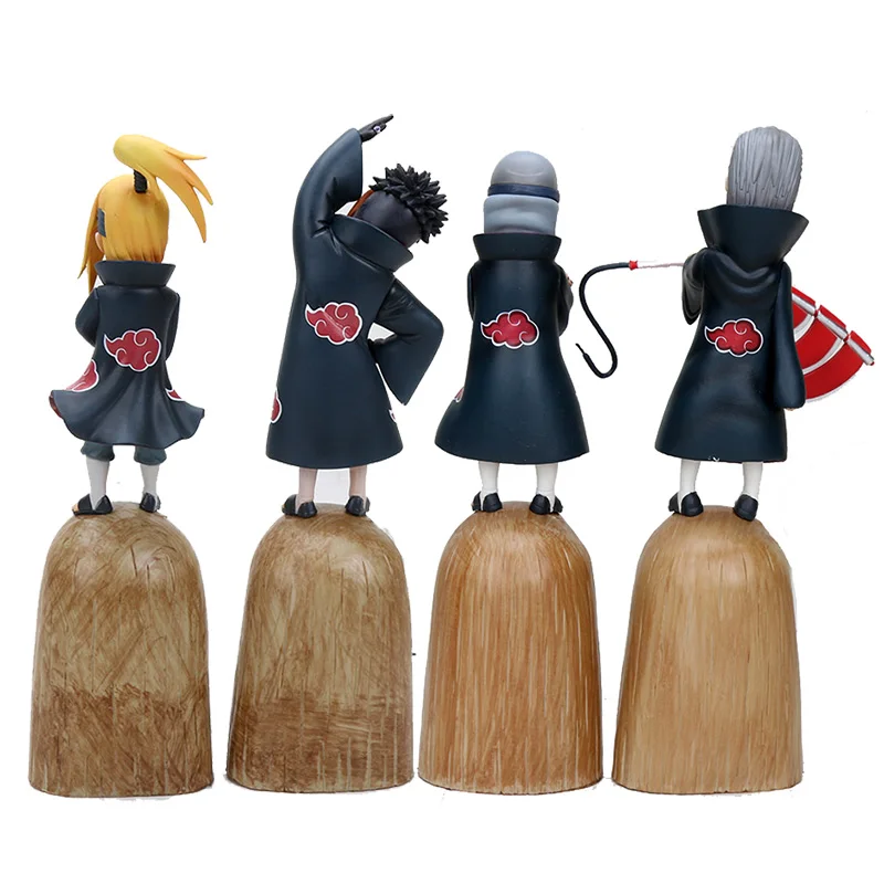 Аниме Наруто Shippuden Nagato Akatsuki Deidara Tobi Kakuzu Hidan Uchiha Itachi Наруто фигурка Модель Коллекционная игрушка куклы