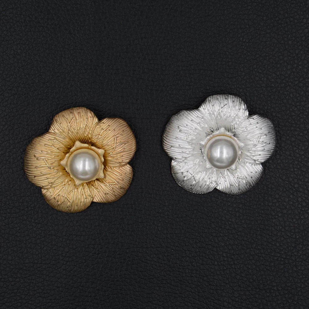 Elegant Metal Flower Brooch Pin Pearl Women Fashion Jewelry Clothing Scarf Clip Accessory | Украшения и аксессуары
