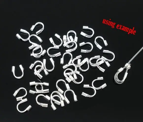 DoreenBeads 200 серебристого цвета провода защитные 5x5мм | Украшения и аксессуары