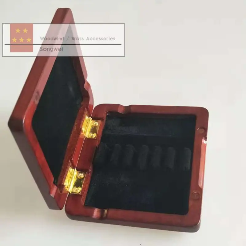 Кленовый, деревянный чехол oboe Reed 6 шт. Reeds Hold - Цвет: Red