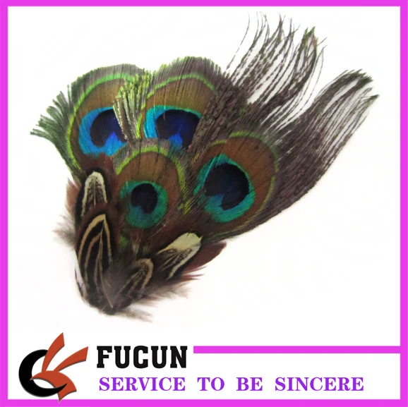 Горячие продажи крестьянские павлиньих перьев pad для украшения волос|peacock feather