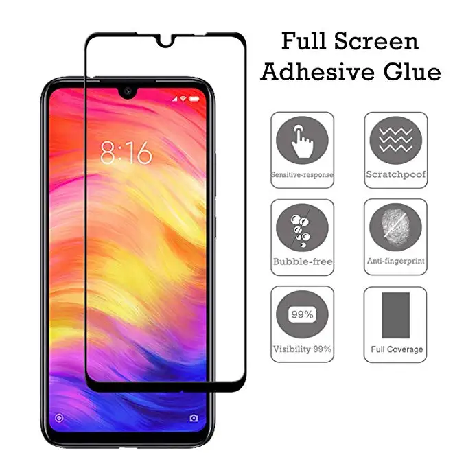 Защитная пленка из закаленного стекла для Xiaomi Redmi 7 Pro 7Pro 3D с изогнутым полным