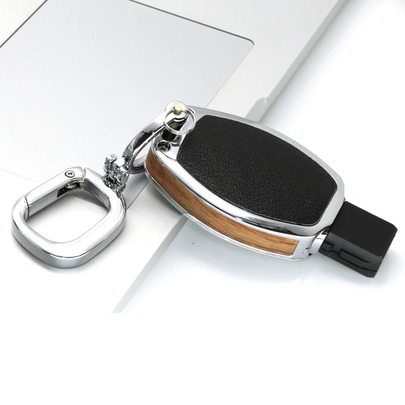 Автомобильный чехол для ключей из древесного углеродного волокна укладки пульта