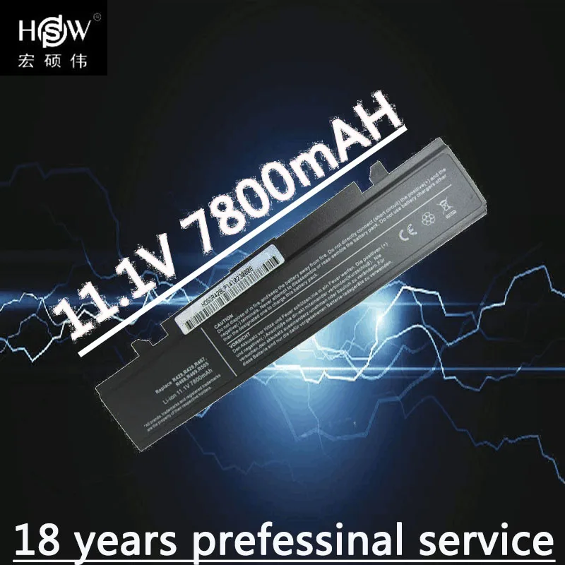 Аккумулятор HSW 7800 мАч для Samsung R423 R428 R480 350V5C 365E5C NP350V5C NP350E5C E257 SA20 SA21 аккумулятор AA