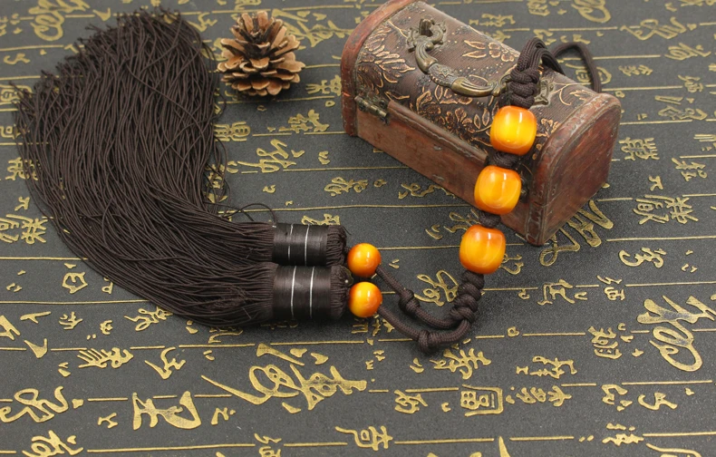 Прочный меч Тай Чи или кунг фу кисточка боевые искусства твердый с желтыми