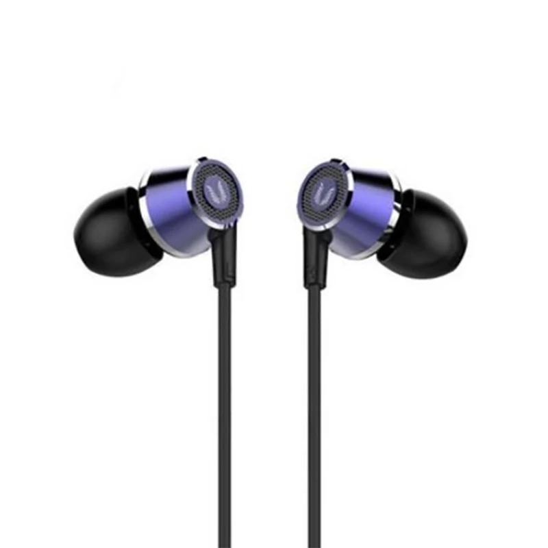blue UiiSii HI820 высококлассные металлические наушники-вкладыши 3,5 мм шумоподавление стерео HIFI НЧ, проводная гарнитура с микрофоном для телефона ПК - Цвет: blue