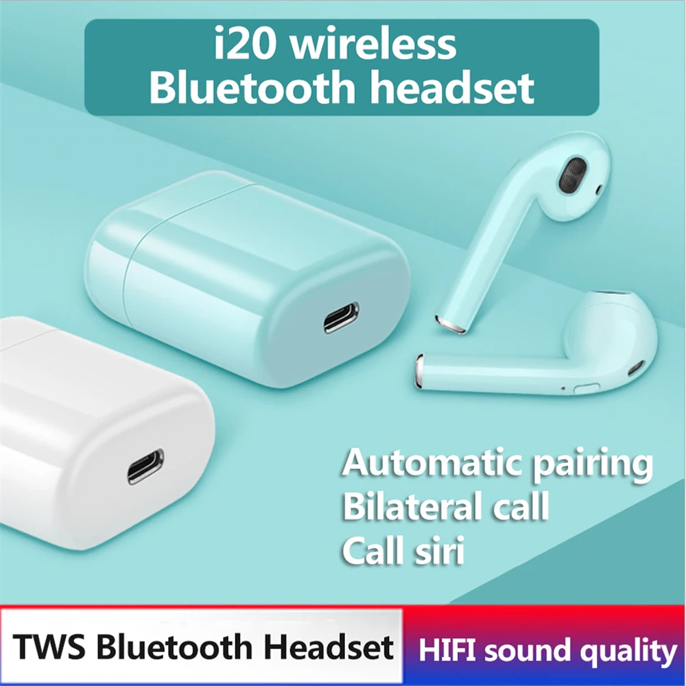 I20 TWS мини беспроводные наушники Bluetooth 5 0 в ухо с шумоподавлением игровые стерео