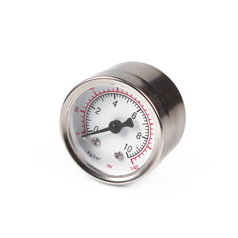 RASTP Заготовка алюминиевый чехол 1/8 NPT резьбовой манометр для жидкости 0 psi