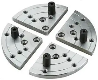 Flat jaws 120mm 3,75 дюйма 95 мм 4-кулачковый токарный станок по дереву Самоцентрирующийся набор патронов токарный станок по дереву Аксессуары Костюмы прокрутки патрон 4 количество патронов - Цвет: Flat jaws 120mm
