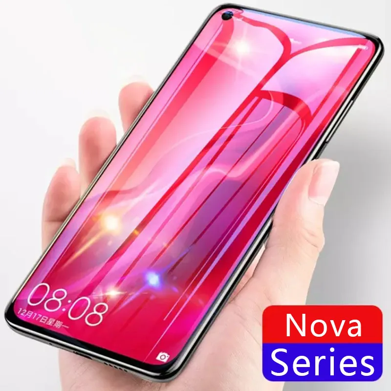Защитное стекло для Huawei Nova 1 2 2i 3 3i 4 I закаленное защиты экрана на Huawey Huwei Hawei Hauwei i2 i3