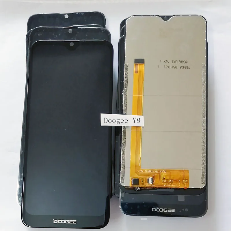 Для оригинального Doogee Y8 ЖК дисплей Дисплей + кодирующий преобразователь