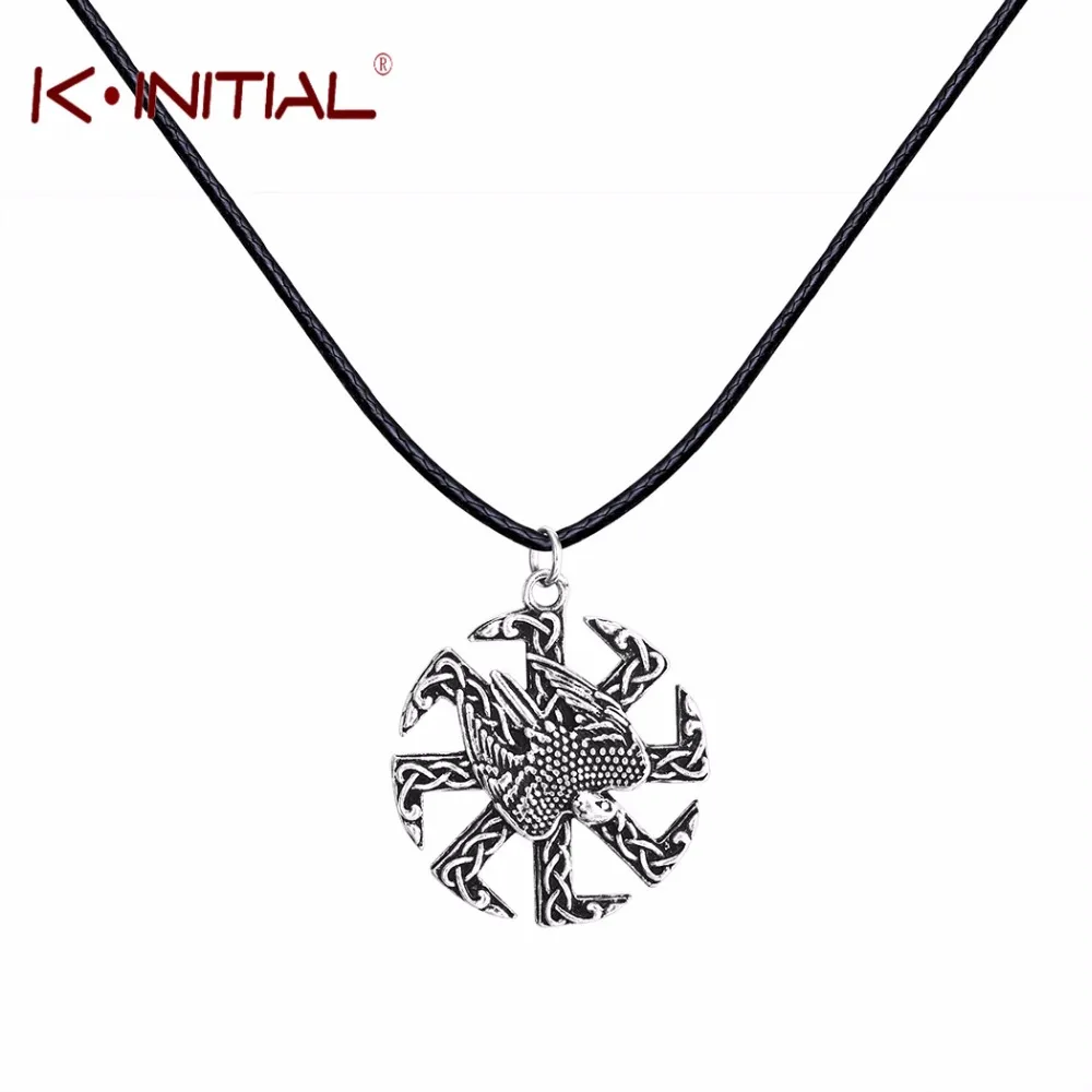 Kinitial Сокол Коловрат амулет Подвеска славянский языческие Подвески Цепочки и