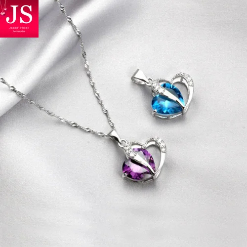 Genuine 100% 925 sterling silver Necklaces &amp Pendant Hearts and Arrows CZ s925 pendant Fashion Jewelry JS-DZ8016 | Украшения и