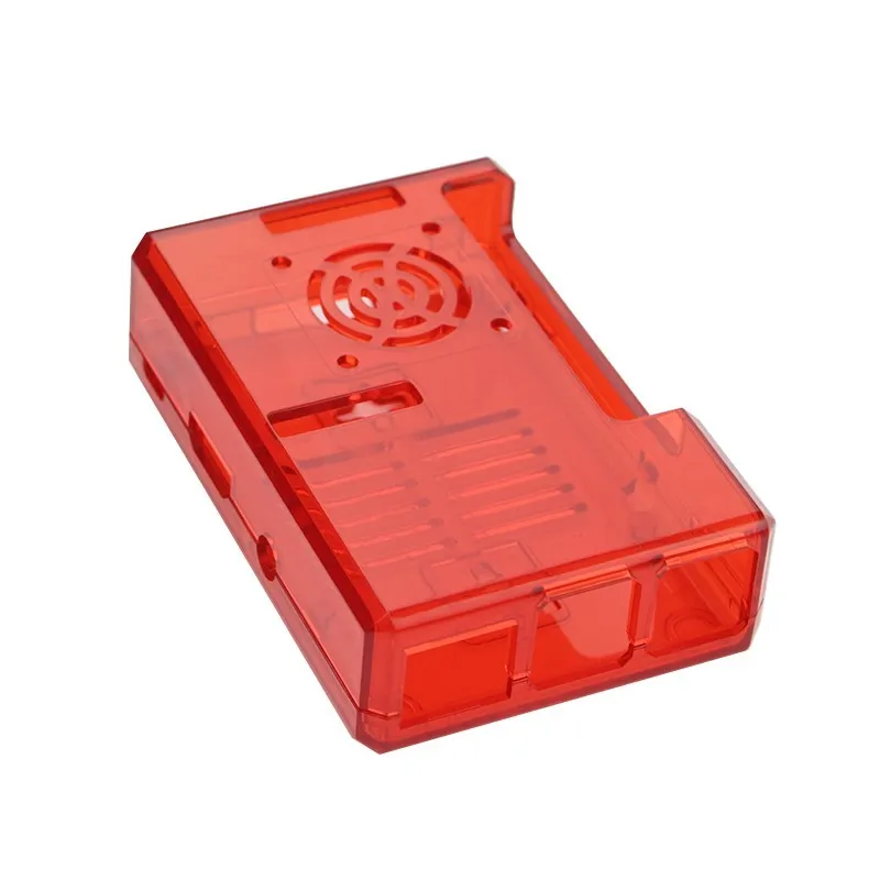 Для Raspberry Pi 3 охлаждающий вентилятор для прозрачный/черный ABS чехол B +/3/2/B + с