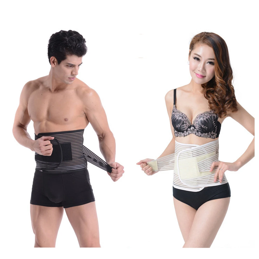 

2018 High elasticity mesh breathable with health care removable steel Waist Support back support brace bodybuilding belts