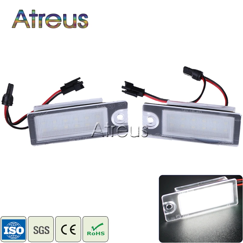 2X Автомобильный светодиодный номерной знак Atreus для Volvo V70 XC70 01-07 S60 01-06 S80 99-06 XC90