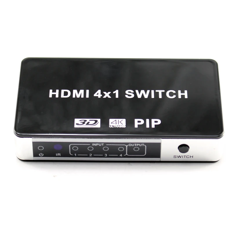 4 порта HDMI переключатель 4x1 картинка в картинке PiP коммутатор V1.4 Поддержка 3D Full HD 4K