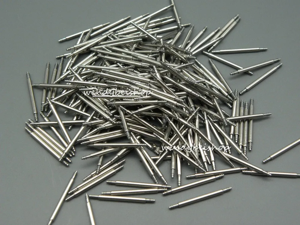 

20pcs per set 16mm width 1.8mm Diameter stainless steel watch band spring bars pins link tools double flanges wholesale