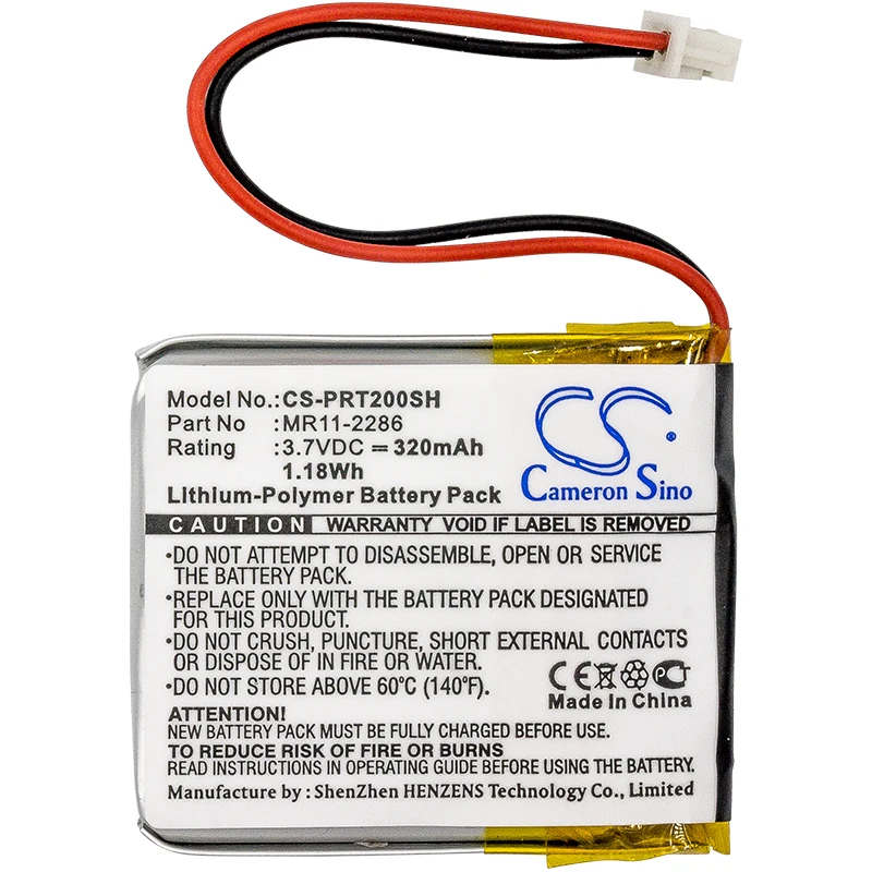 

Cameron Sino 320mAh Battery Casio MR11-2286 For Casio PRT-2GP
