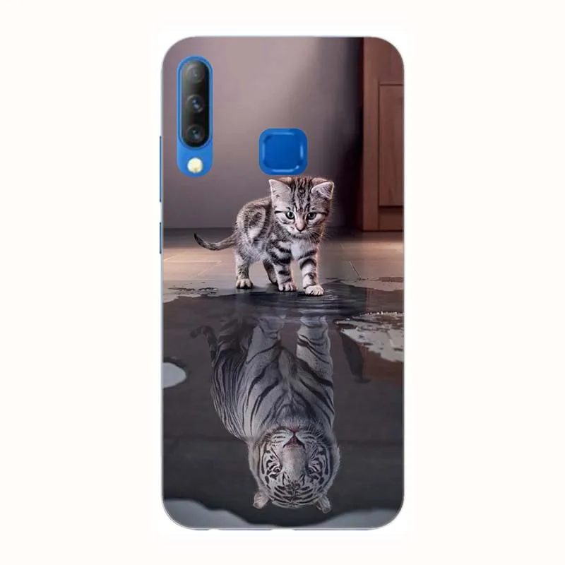 Для Tecno Camon 11S 6," чехол с красочным рисунком розы и волка Мягкий силиконовый чехол для телефона Tecno Camon 11S - Цвет: A210