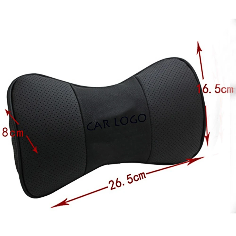 Кожаная подушка для подголовника автомобиля шеи сиденья Mazda Land Rover Infiniti VW Volkswagen