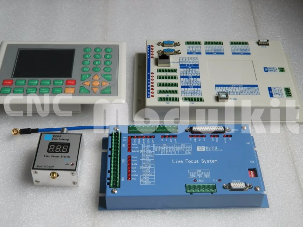 CO2 лазерная гравировка режущий Драйвер системы RDC6333M и автоматический контроль в