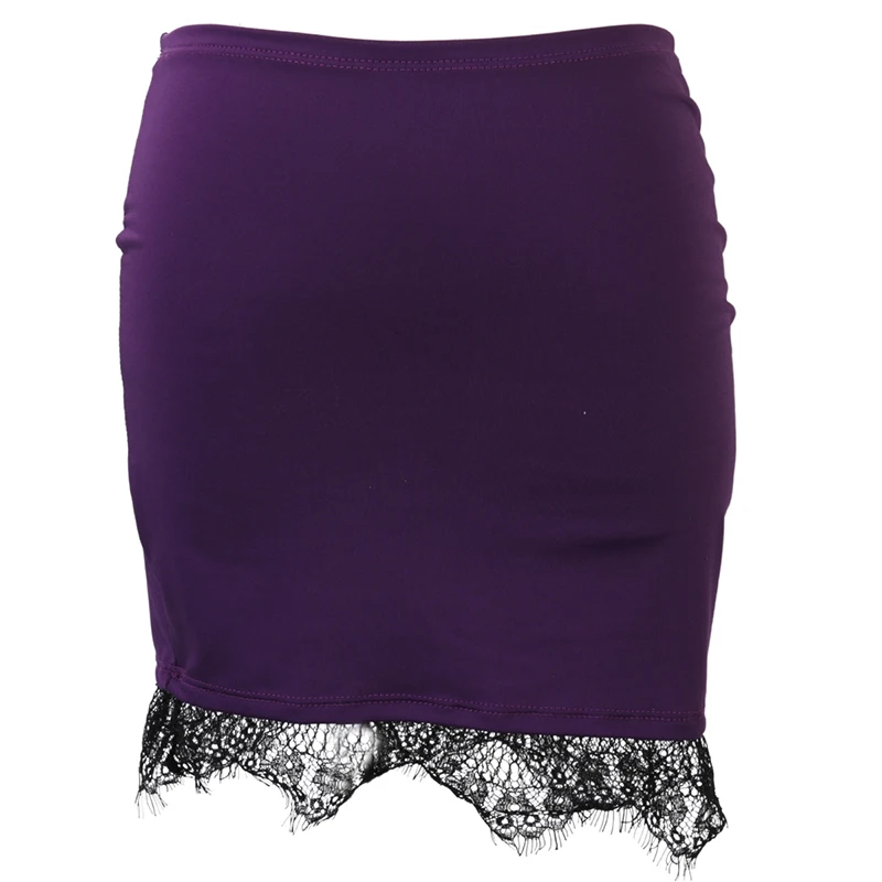 

Sexy hot Women summer fashion High Waist Mini Skirt ladies casual lace patchwork slim Pencil mini short skirts