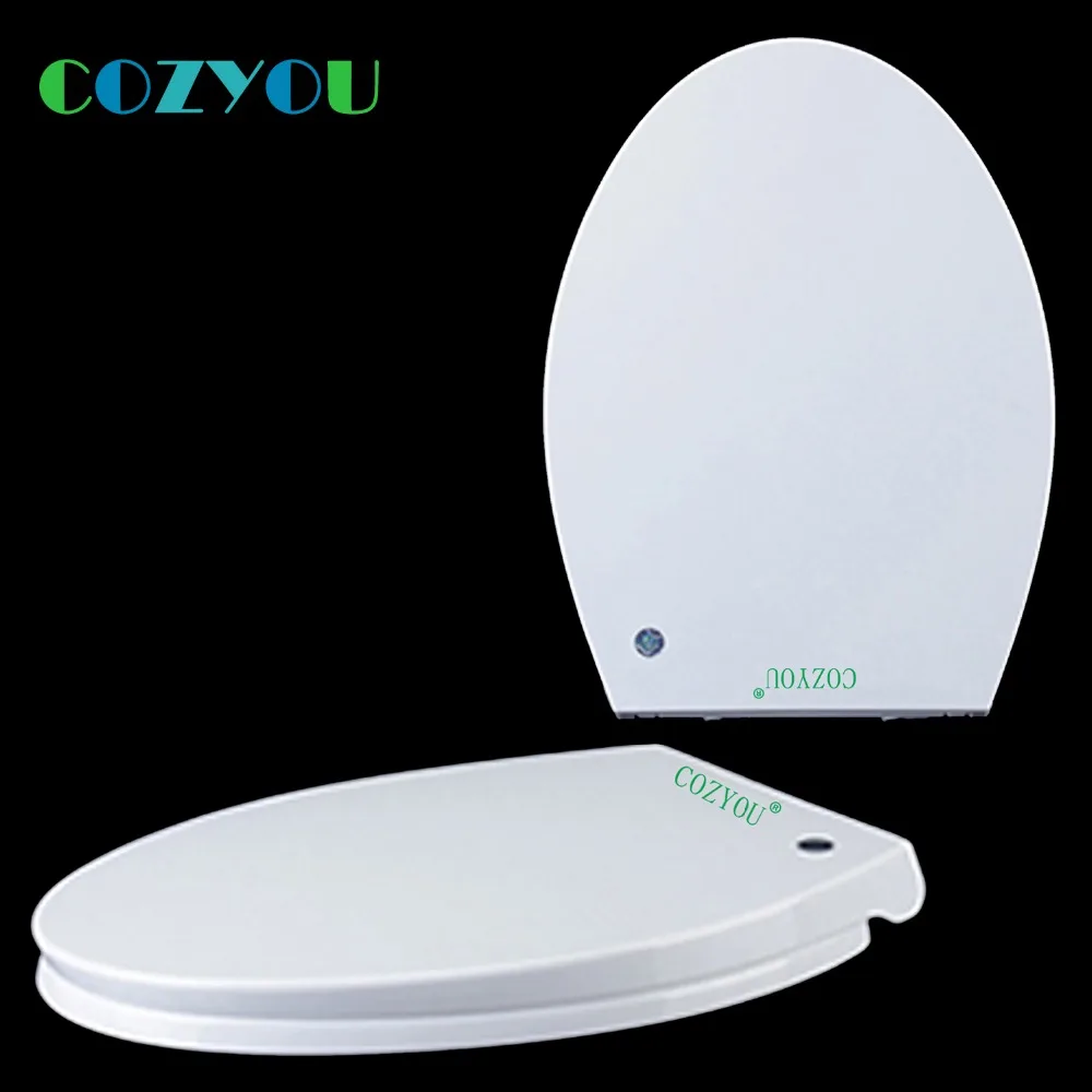 COZYOU PP сиденье для унитаза мягкое закрывающее Быстроразъемное v-образная легко очищаемая крышка унитаза, длина от 425 до 495 мм, ширина от 350 до 360 мм GBP17323SV