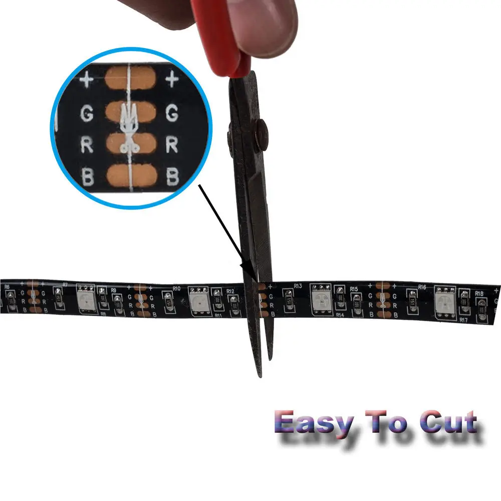 Комплекты светодиодных лент USB для ТВ-экрана монитора ПК задней панели DC 5 В 2x50 см