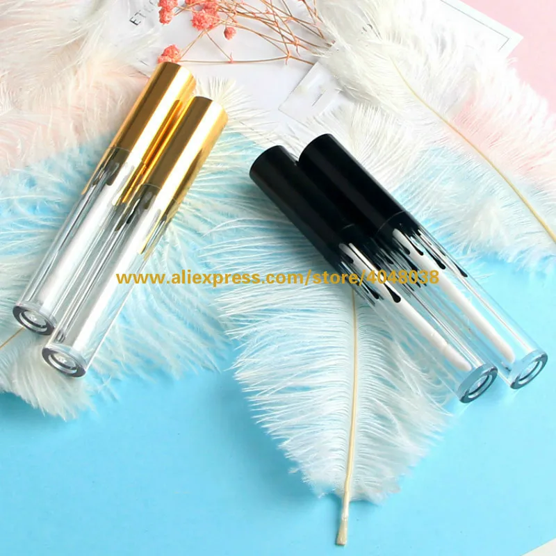 50pcs/lot 4ML New Arrival Empty Lip Gloss Tube DIY Plastic Elegant Liquid Lipstick Bottle High Class Packing Container | Красота и