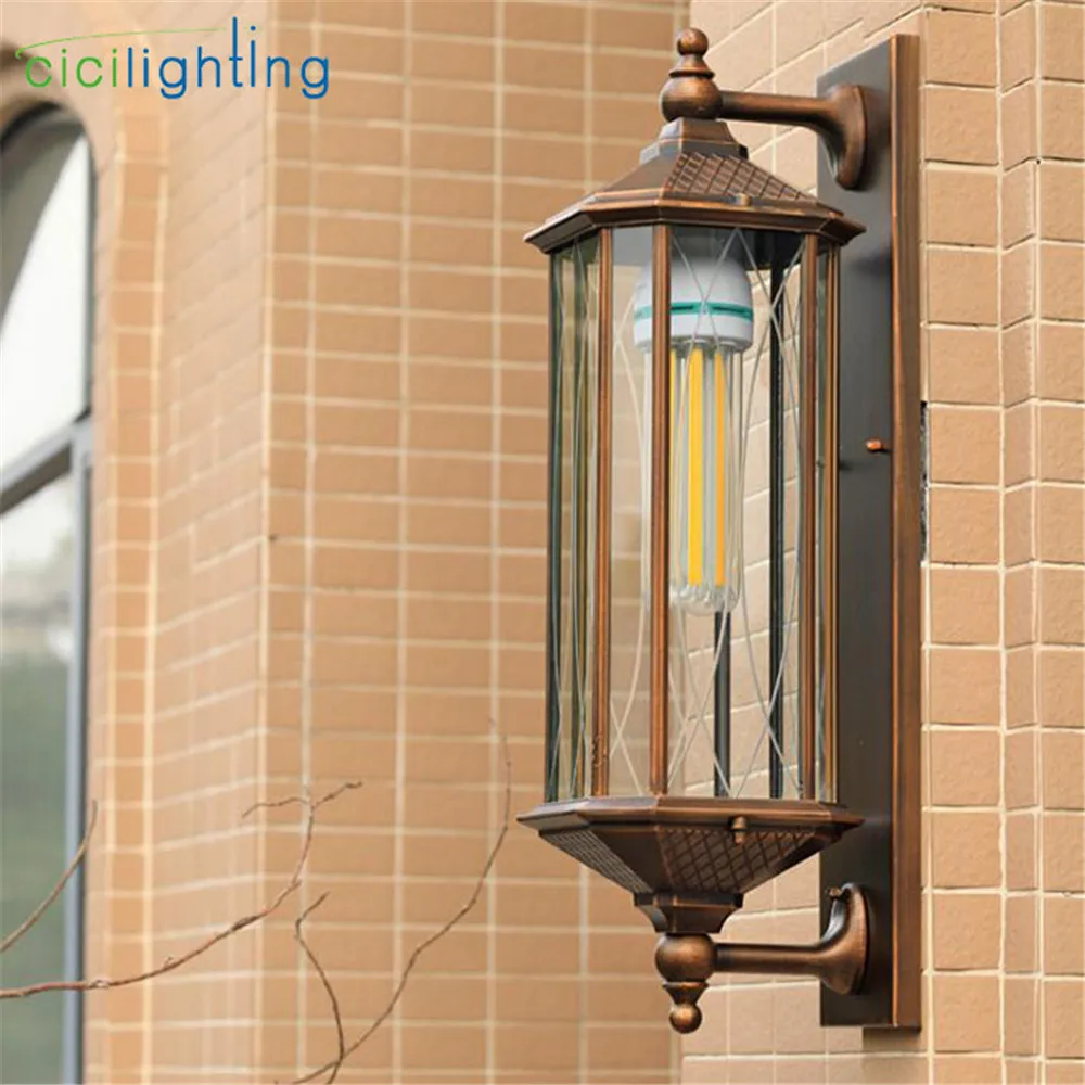 Современный светодиодный настенный светильник 8 Вт 40 уличный Водонепроницаемый для крыльца и сада домашнее