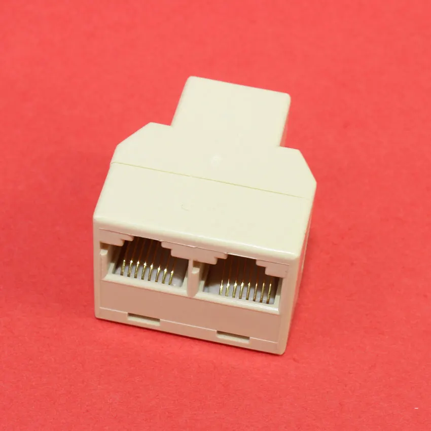 ChengHaoRan Пластик Медь Core отклонения в размерах на 1 2 LAN RJ45 разъем сетевой кабель