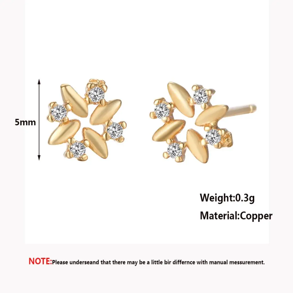 Новинка женские серьги гвоздики Cxwind с кристаллами и цветами 2019 г. венком золотая