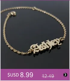 Летний стиль Foot Bijoux Femme золотая цепочка под заказ женские браслеты для щиколотки пляжные украшения браслет на заказ Шевроле BFF подарок
